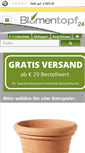 Mobile Screenshot of blumentopf24.de